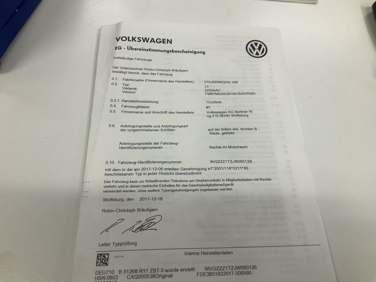 Volkswagen Touran d'occasion