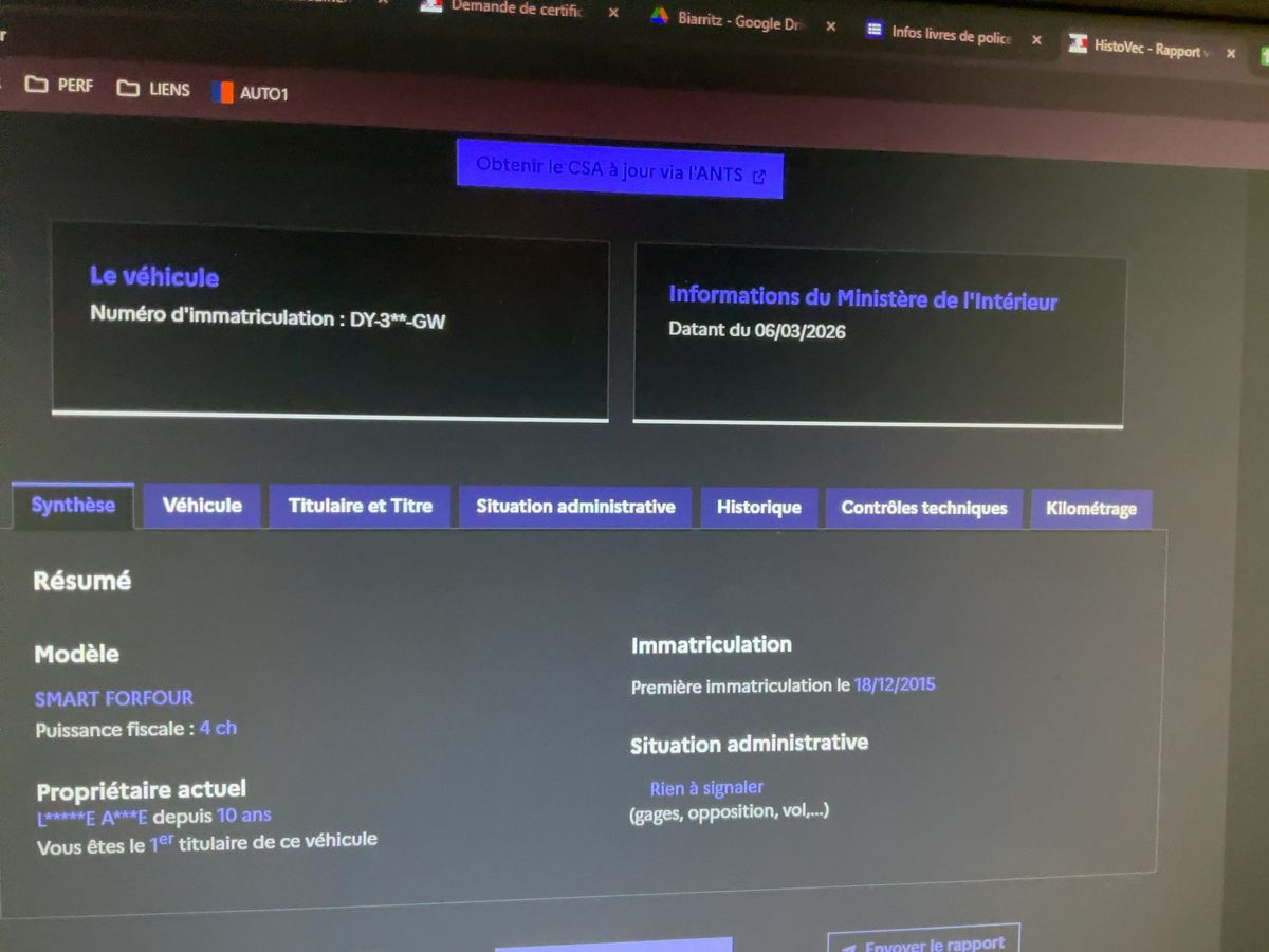 Smart forfour d'occasion