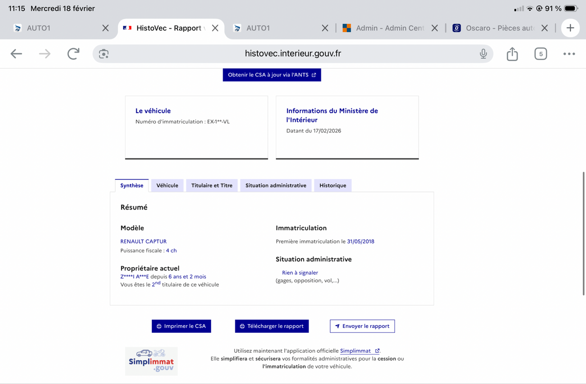 Renault Captur d'occasion