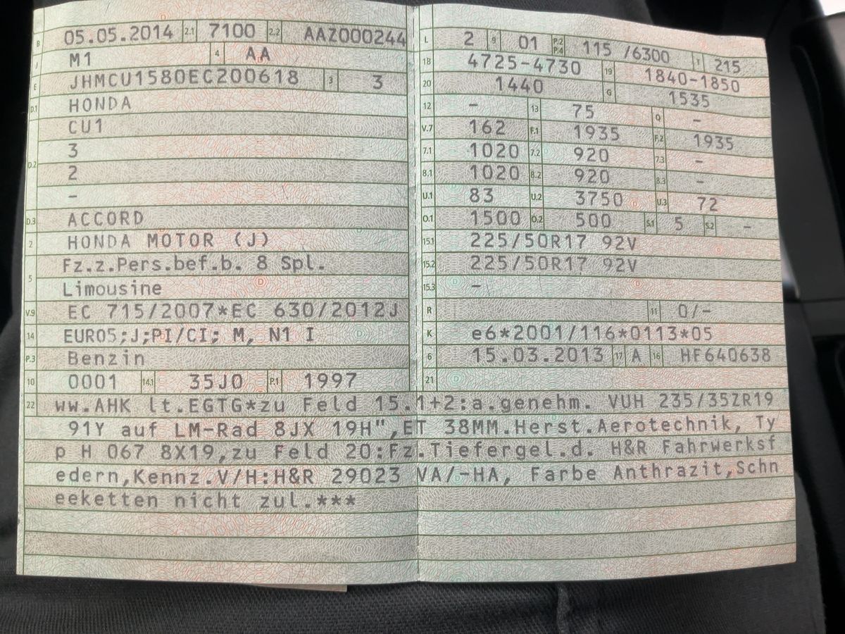 Honda Accord d'occasion