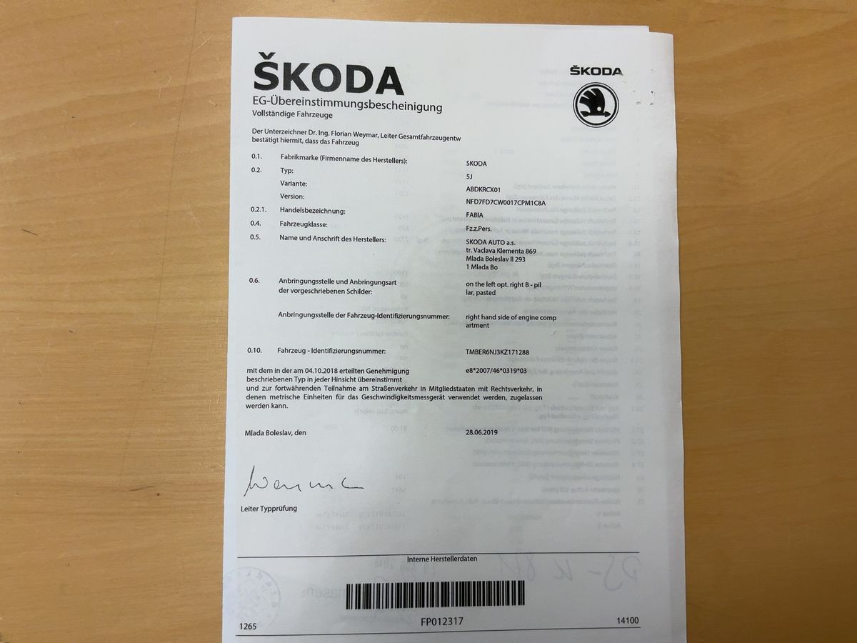 Skoda Fabia d'occasion