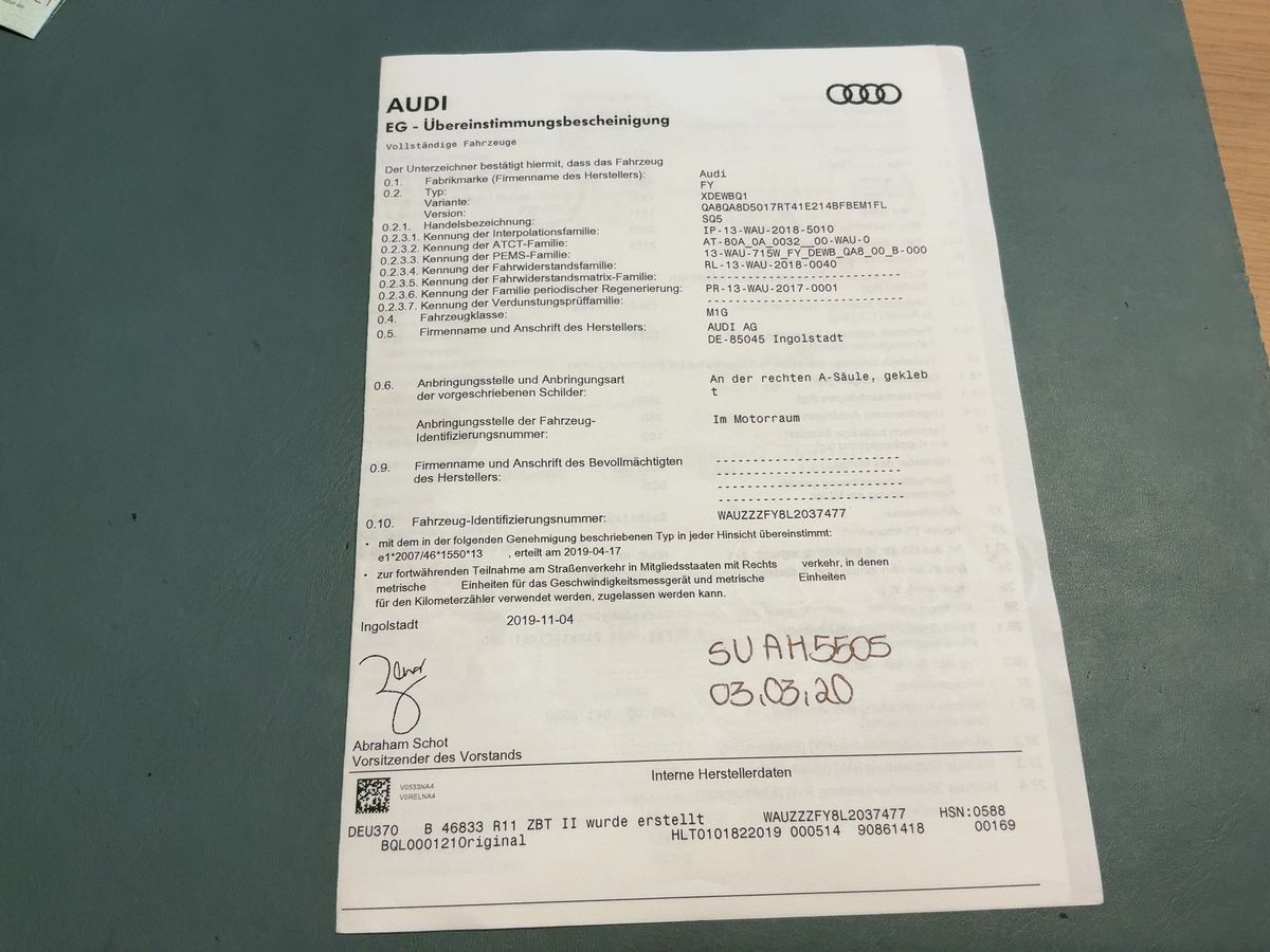 Audi SQ5 d'occasion