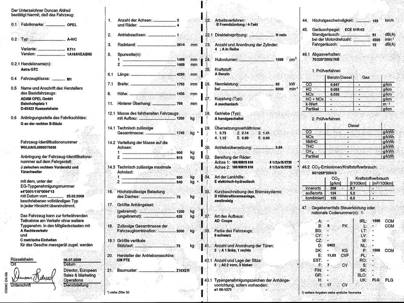 Opel Astra GTC 1.6 Selection "110 Jahre" — zdjęcie 17