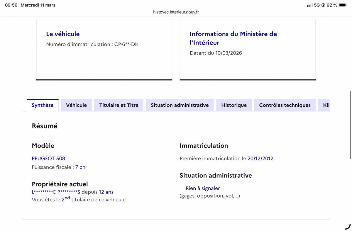 Peugeot 508 d'occasion