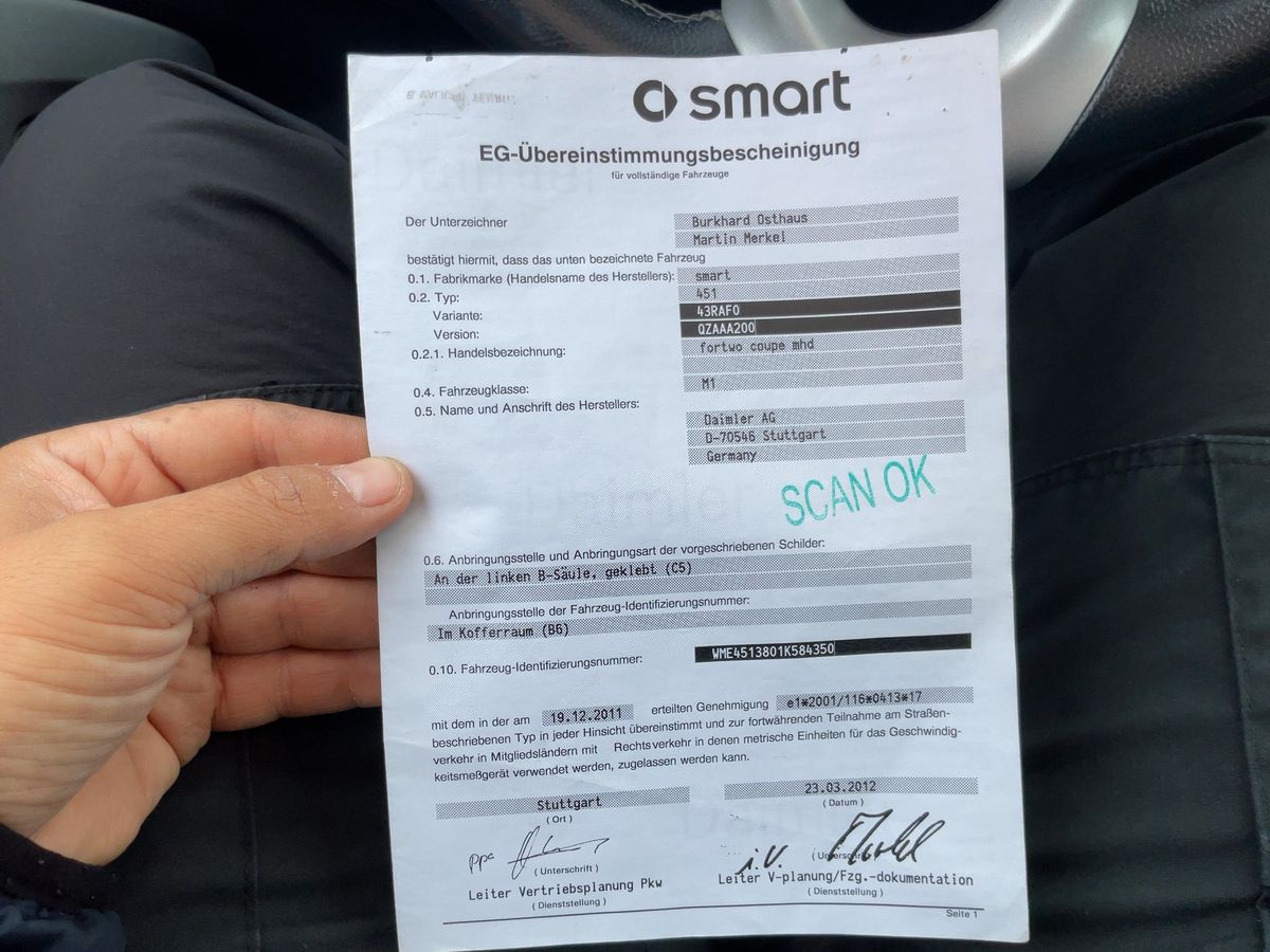 Smart fortwo d'occasion