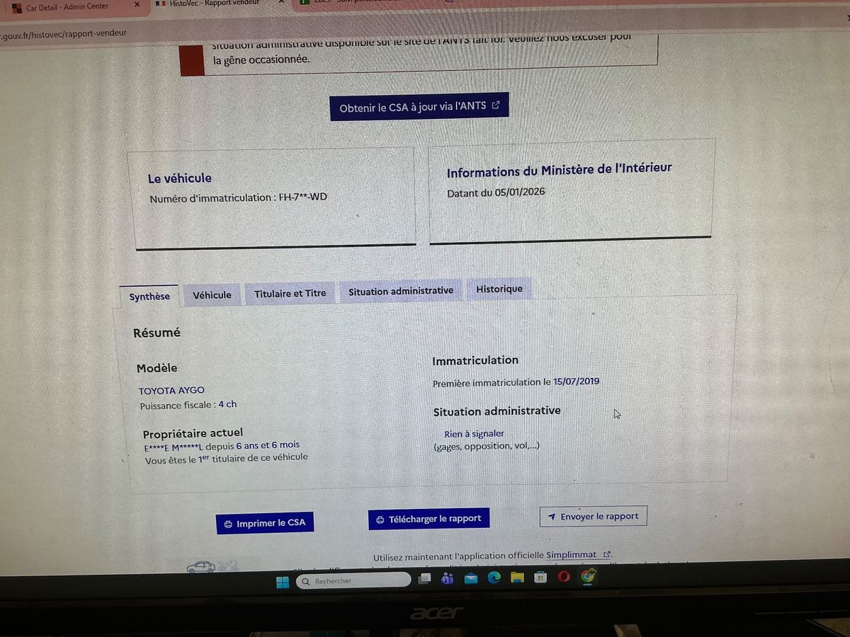 Toyota Aygo d'occasion