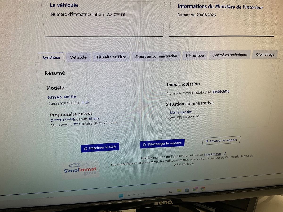 Nissan Micra d'occasion