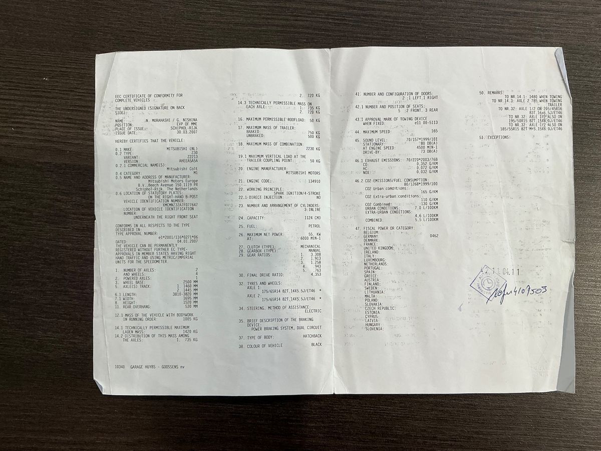 Mitsubishi Colt d'occasion