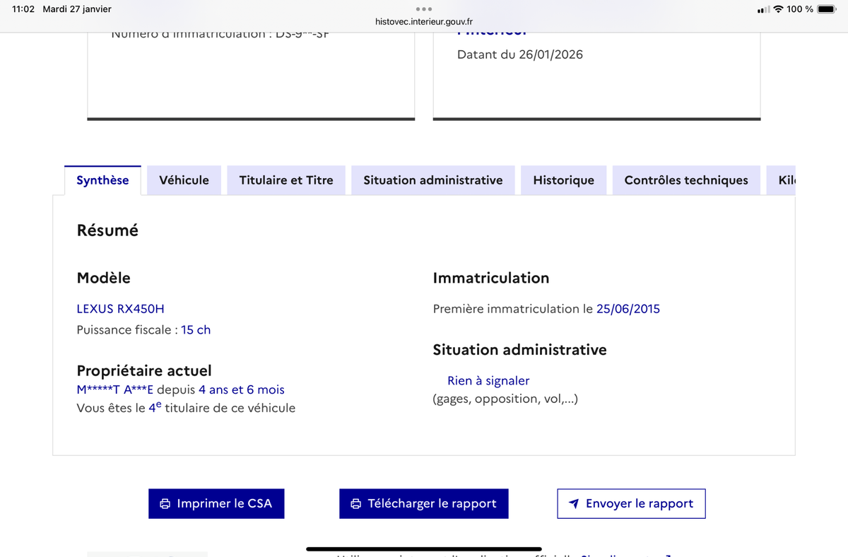 Lexus RX-Serie d'occasion