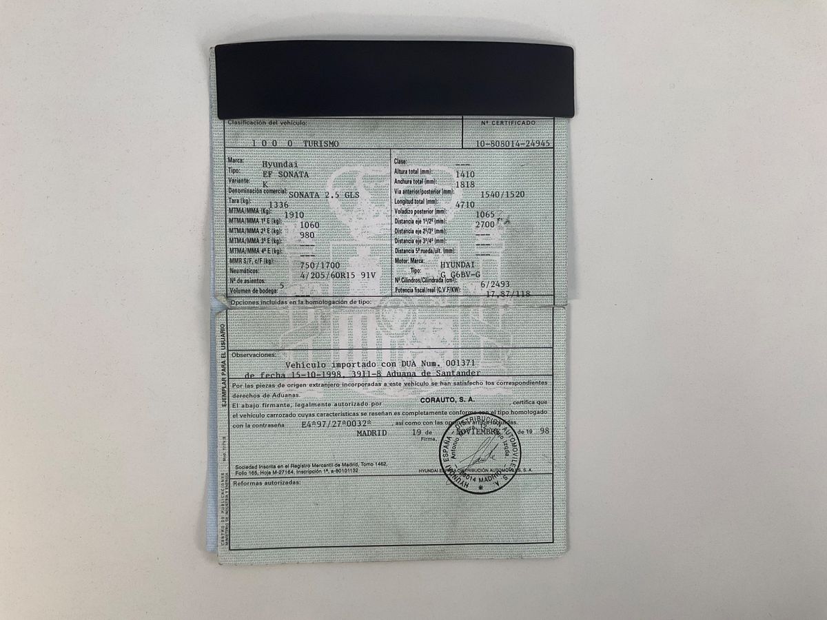 Hyundai Sonata 2.5 V6 GLS