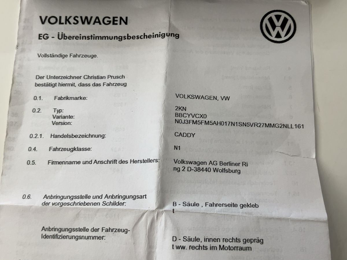 Volkswagen Caddy d'occasion