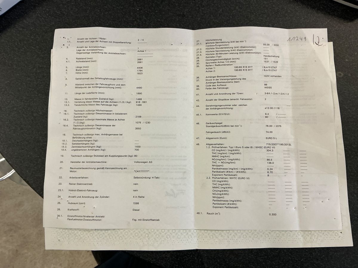 Volkswagen Caddy 1.6 TDI Kasten BlueMotion Tech