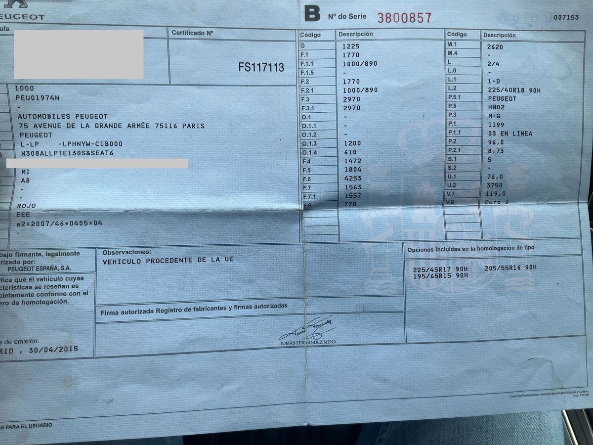 Peugeot 308 d'occasion