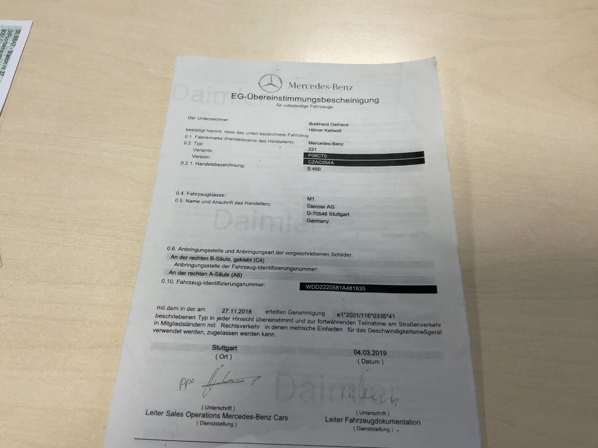 Mercedes-Benz S-Klasse d'occasion