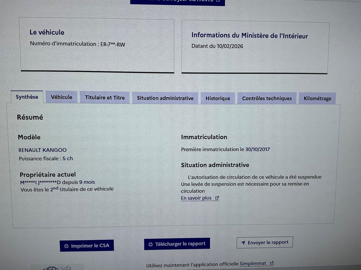 Renault Kangoo d'occasion