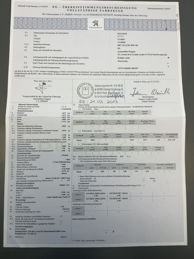 Peugeot 4007 d'occasion