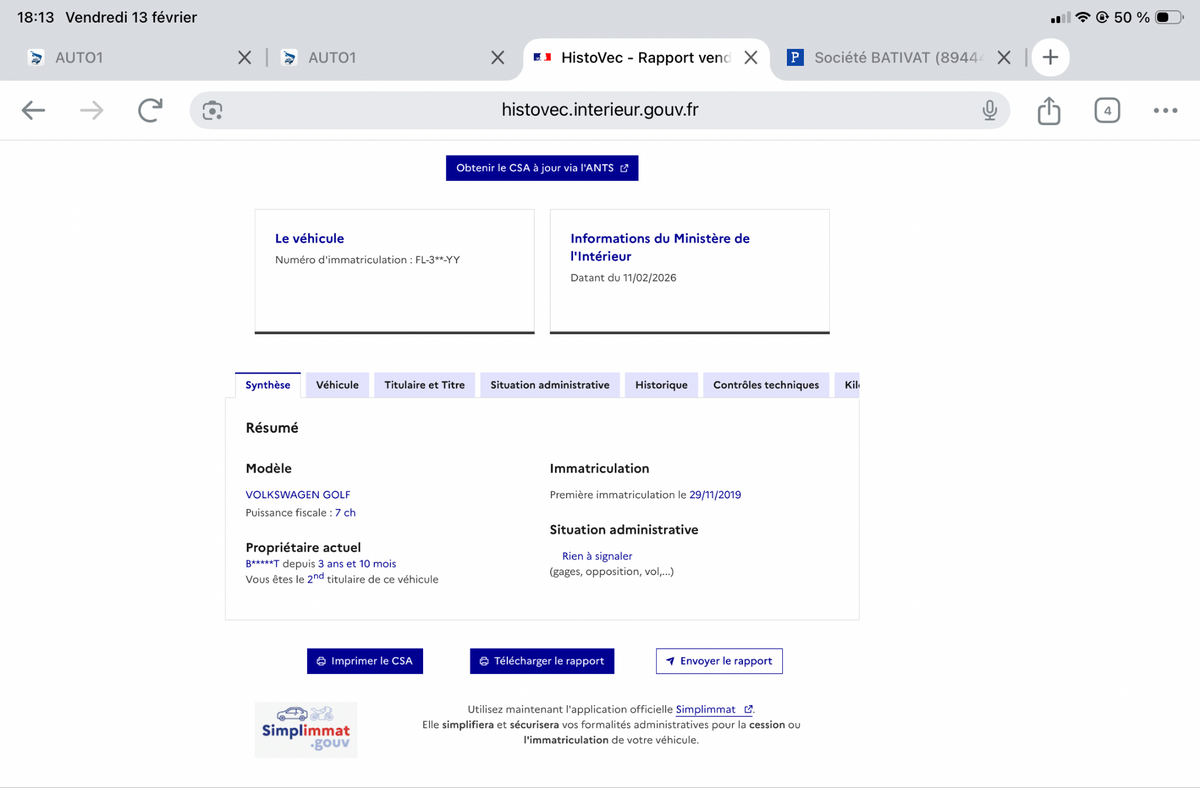 Volkswagen Golf d'occasion