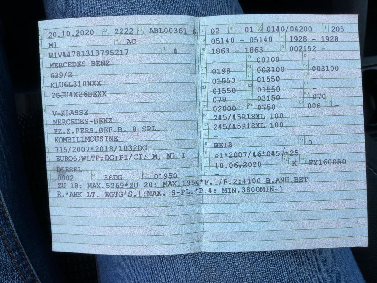 Mercedes-Benz V-Klasse d'occasion