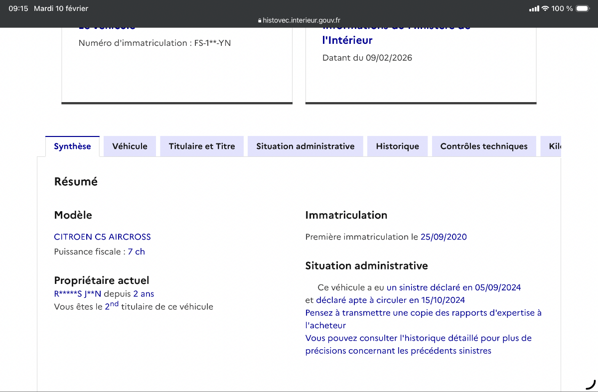 Citroen C5 d'occasion