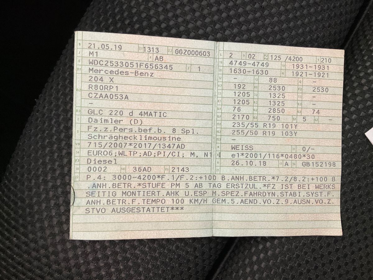 Mercedes-Benz GLC-Klasse d'occasion