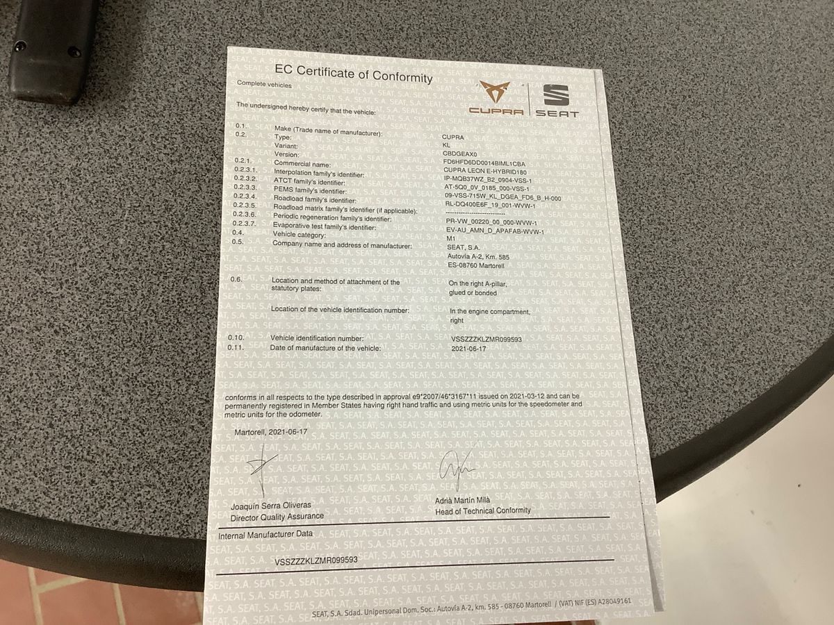 Cupra Leon d'occasion