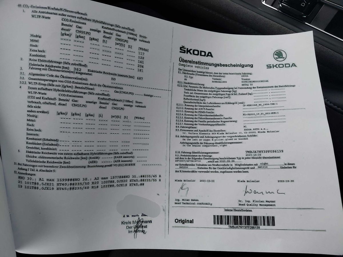 Skoda Enyaq d'occasion