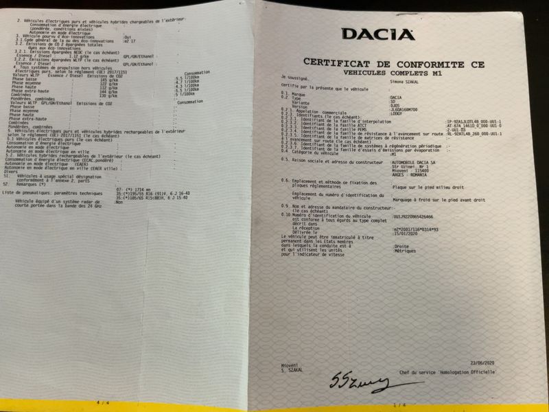 Dacia Lodgy 1.5 Blue dCi Essentiel — zdjęcie 16