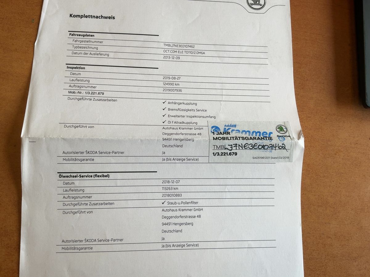 Skoda Octavia 2013 — photo 23