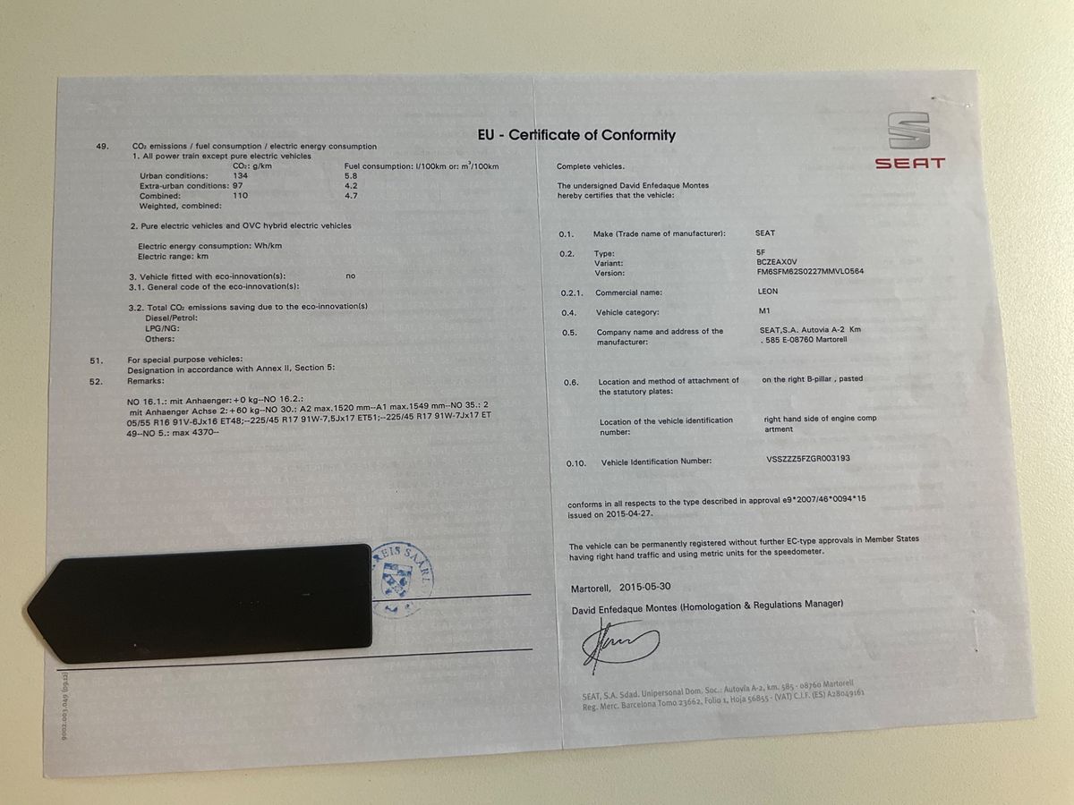 Seat Leon 1.4 TSI ACT FR