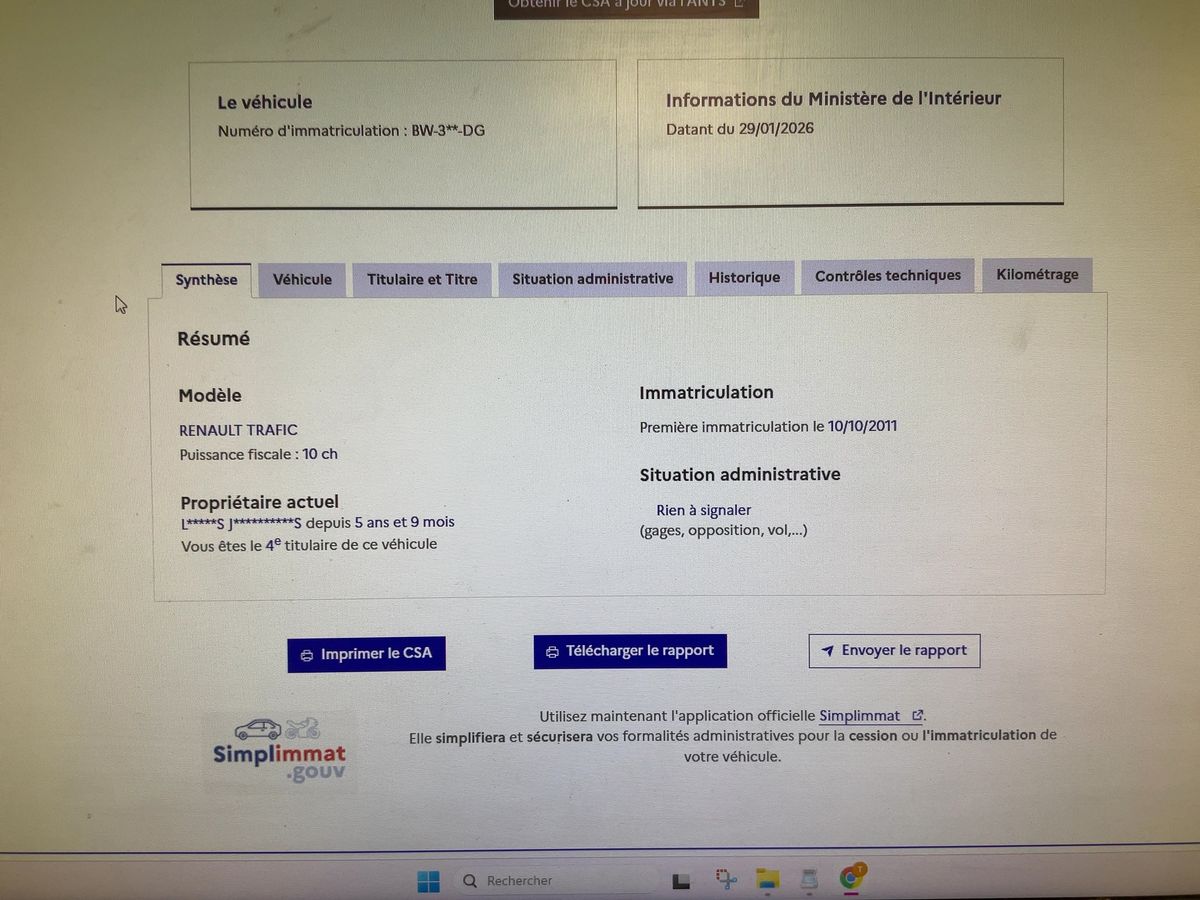 Renault Trafic d'occasion