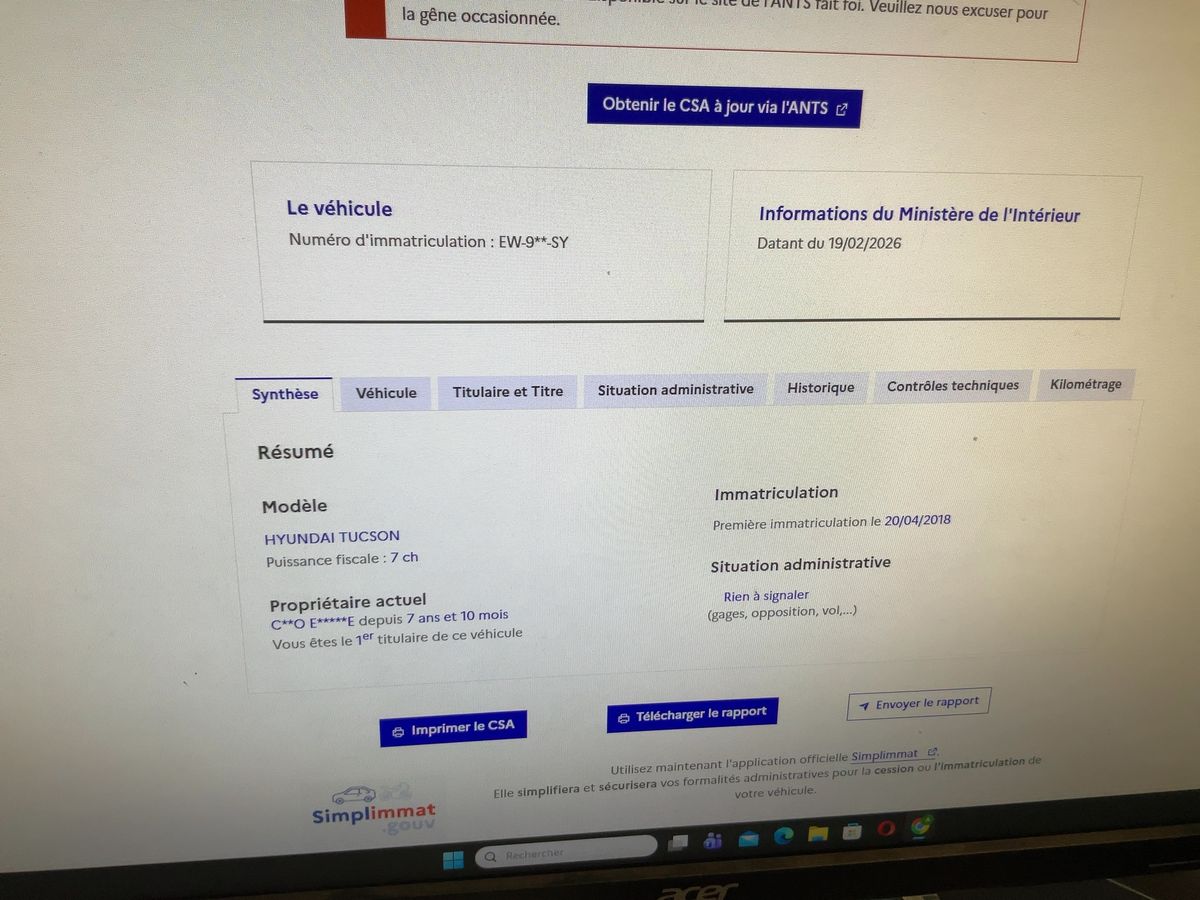 Hyundai Tucson d'occasion