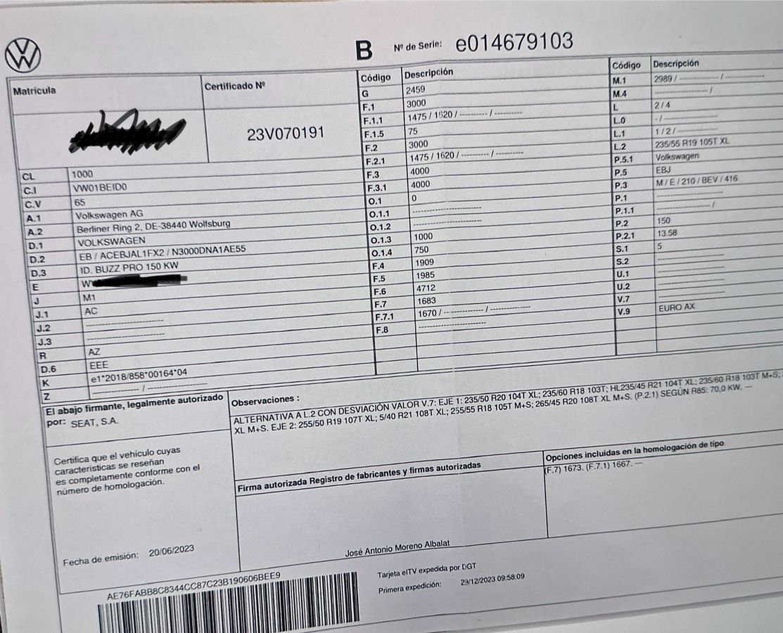 Volkswagen ID.Buzz d'occasion