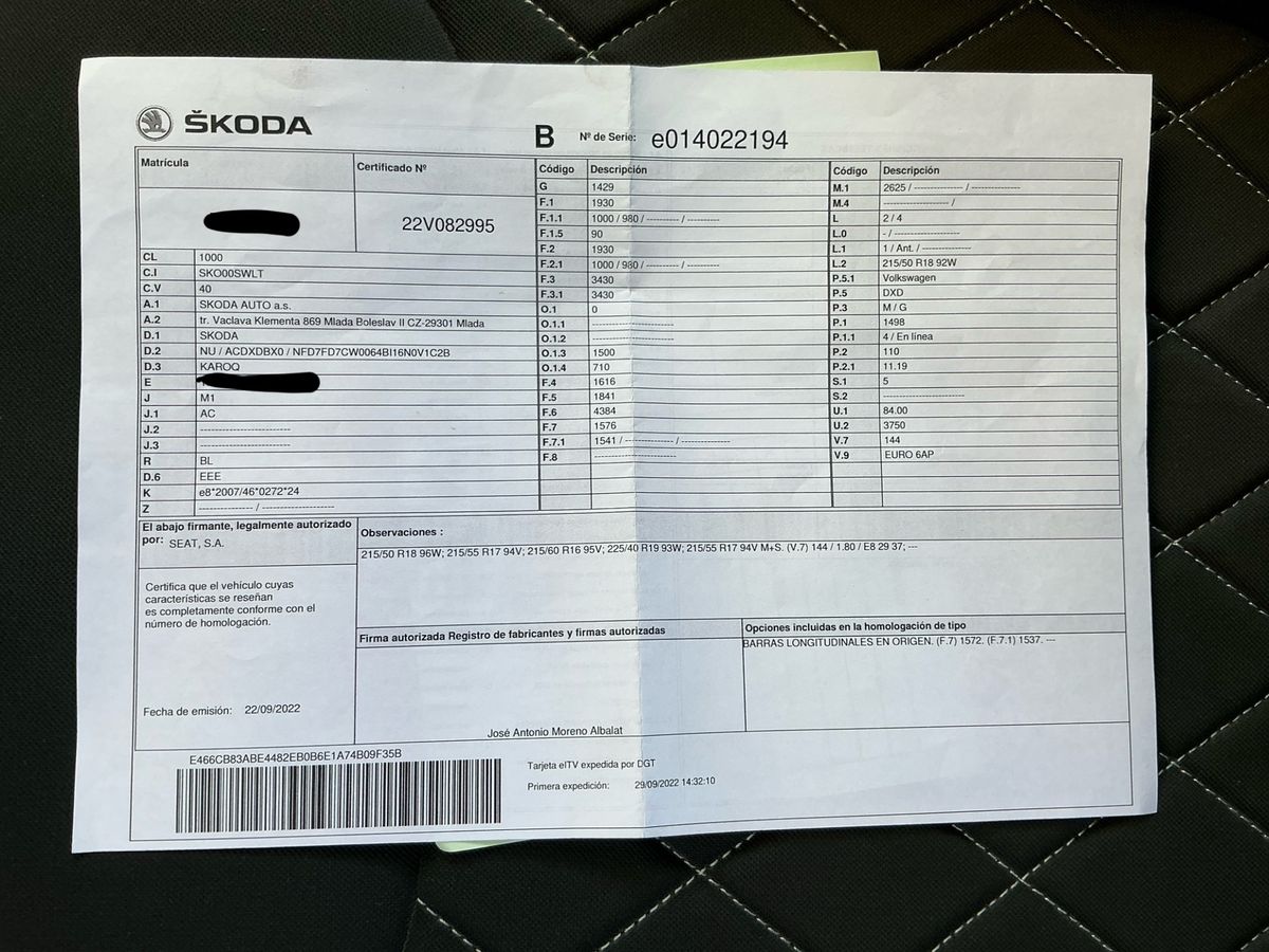 Skoda Karoq 1.5 TSI ACT SportLine