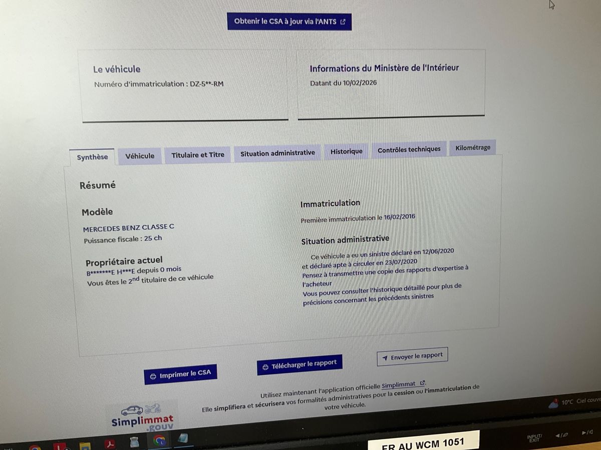 Mercedes-Benz C-Klasse d'occasion