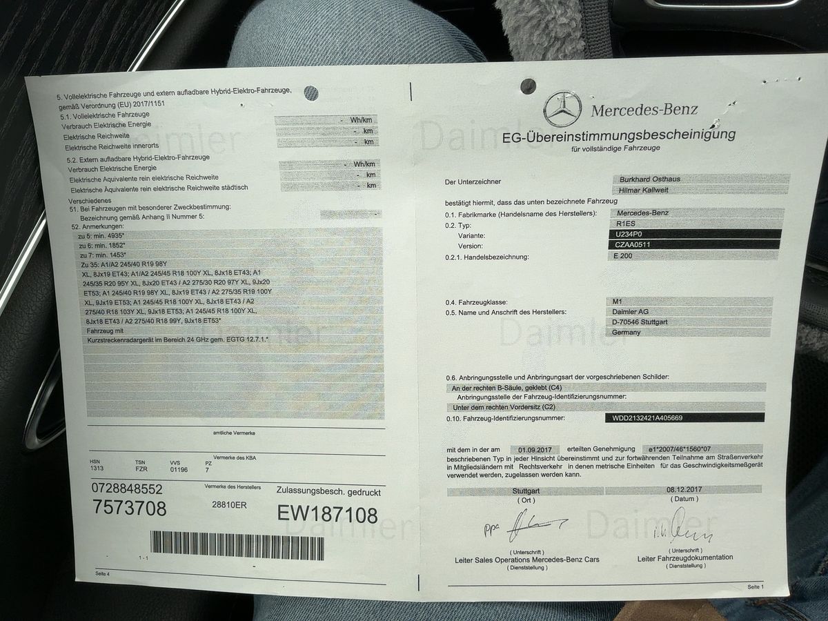 Mercedes-Benz E-Klasse d'occasion
