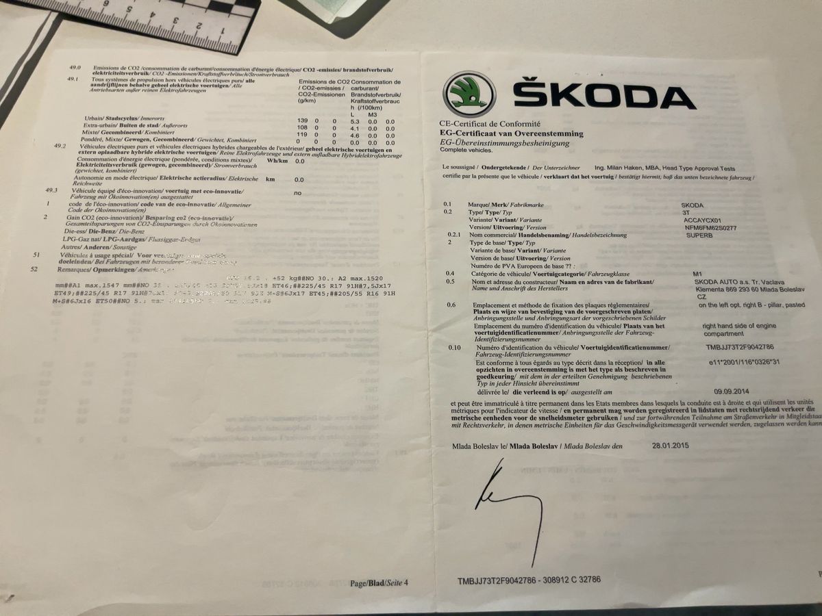 Skoda Superb 1.6 TDI Elegance