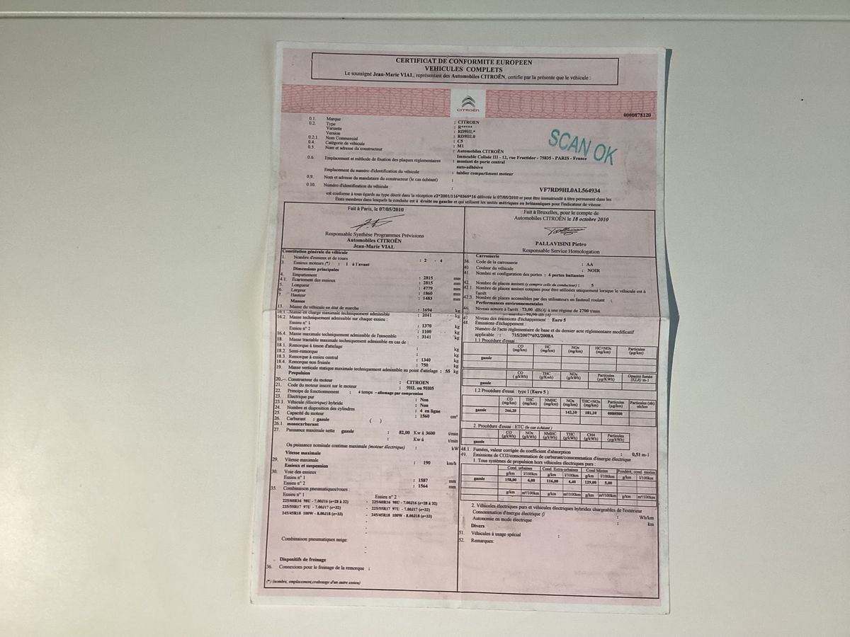 Citroen C5 d'occasion