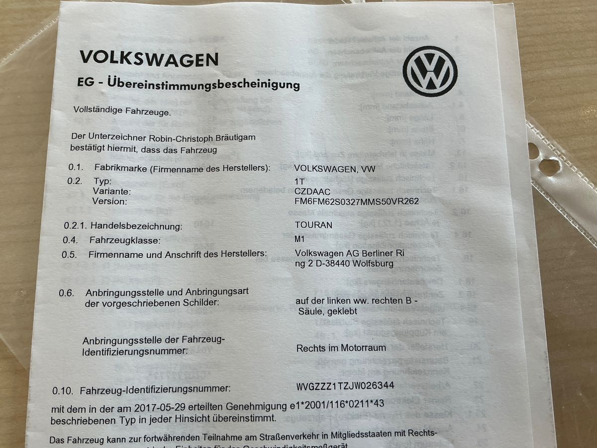 Volkswagen Touran d'occasion