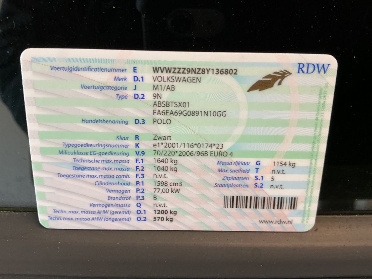 Volkswagen Polo 1.6 Trendline