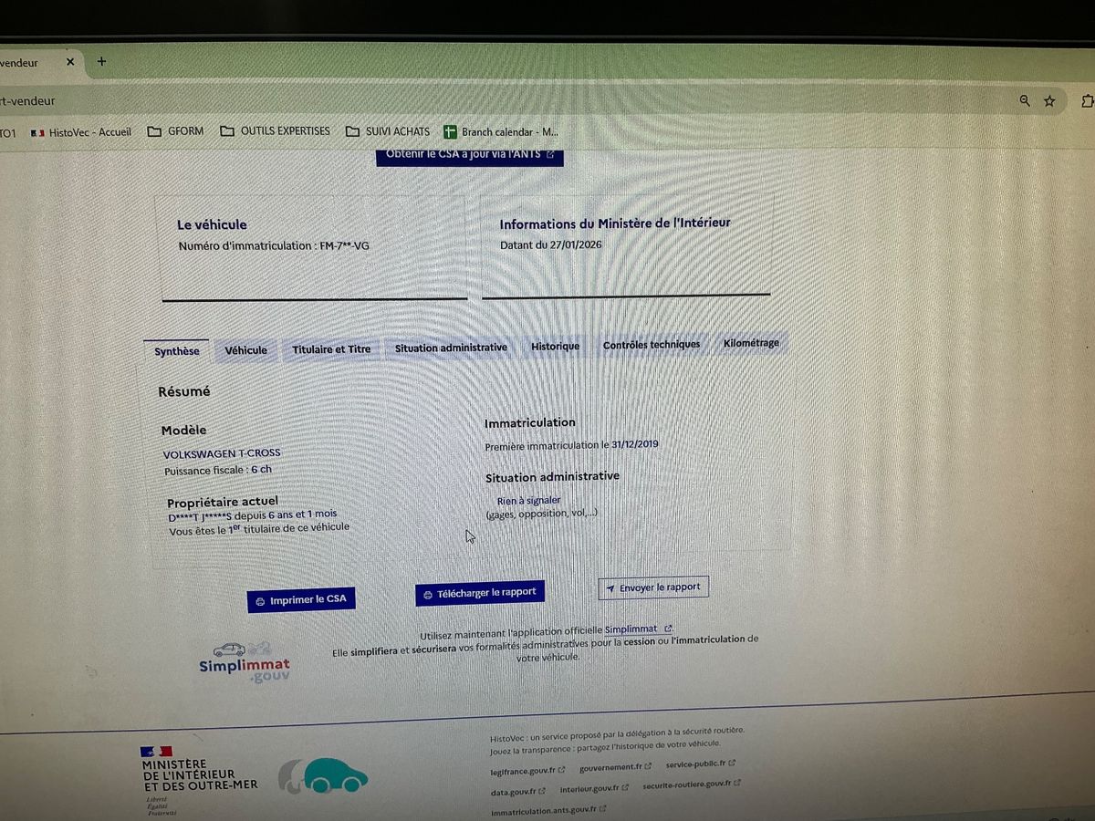 Volkswagen T-Cross d'occasion