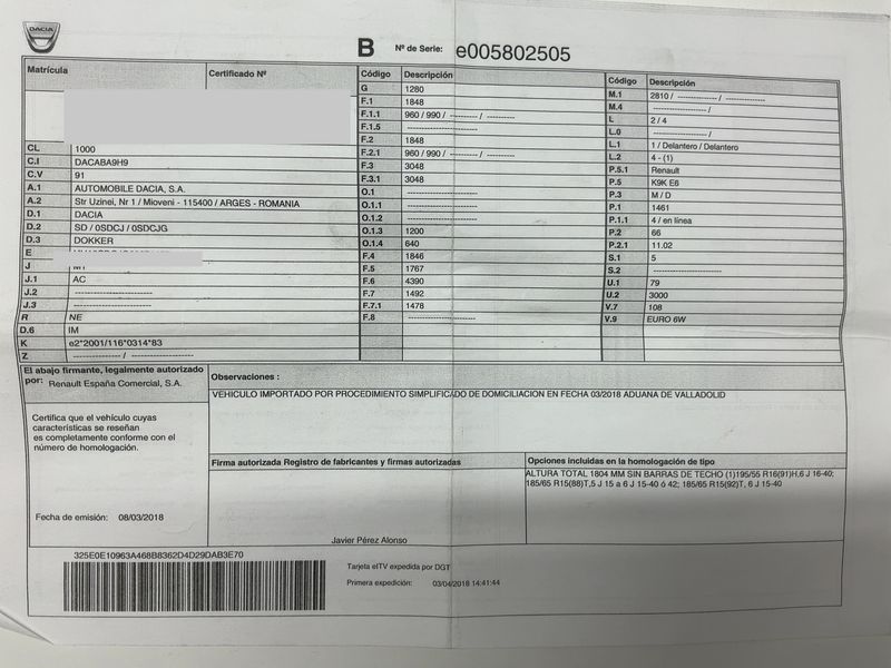 Dacia Dokker 1.5 dCi SL Nomada 2018 – снимка 21
