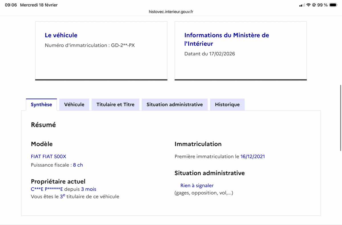 Fiat 500X d'occasion