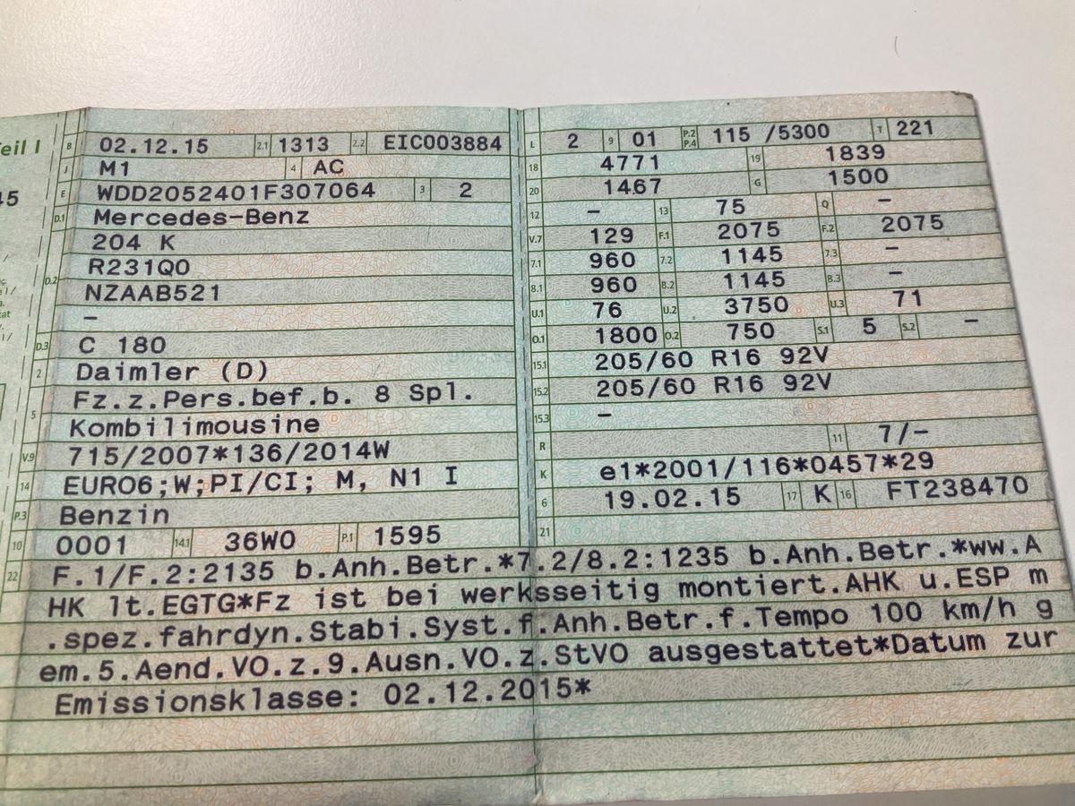 Mercedes-Benz C-Klasse d'occasion