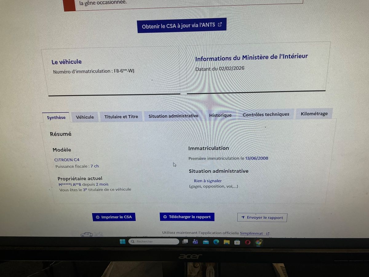 Citroen C4 d'occasion