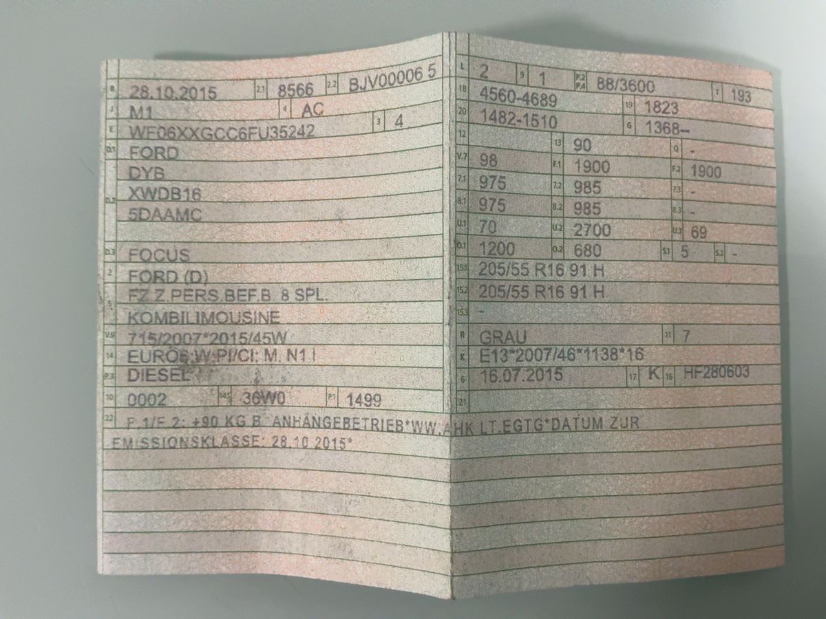 Ford Focus 1.5 TDCi Business