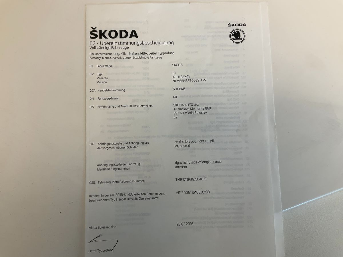 Skoda Superb d'occasion