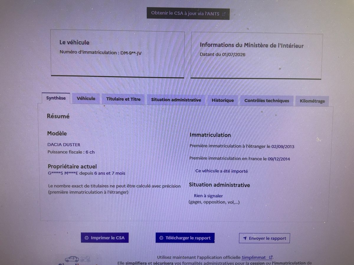 Dacia Duster d'occasion