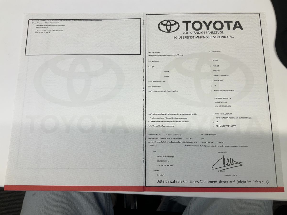 Toyota Auris d'occasion