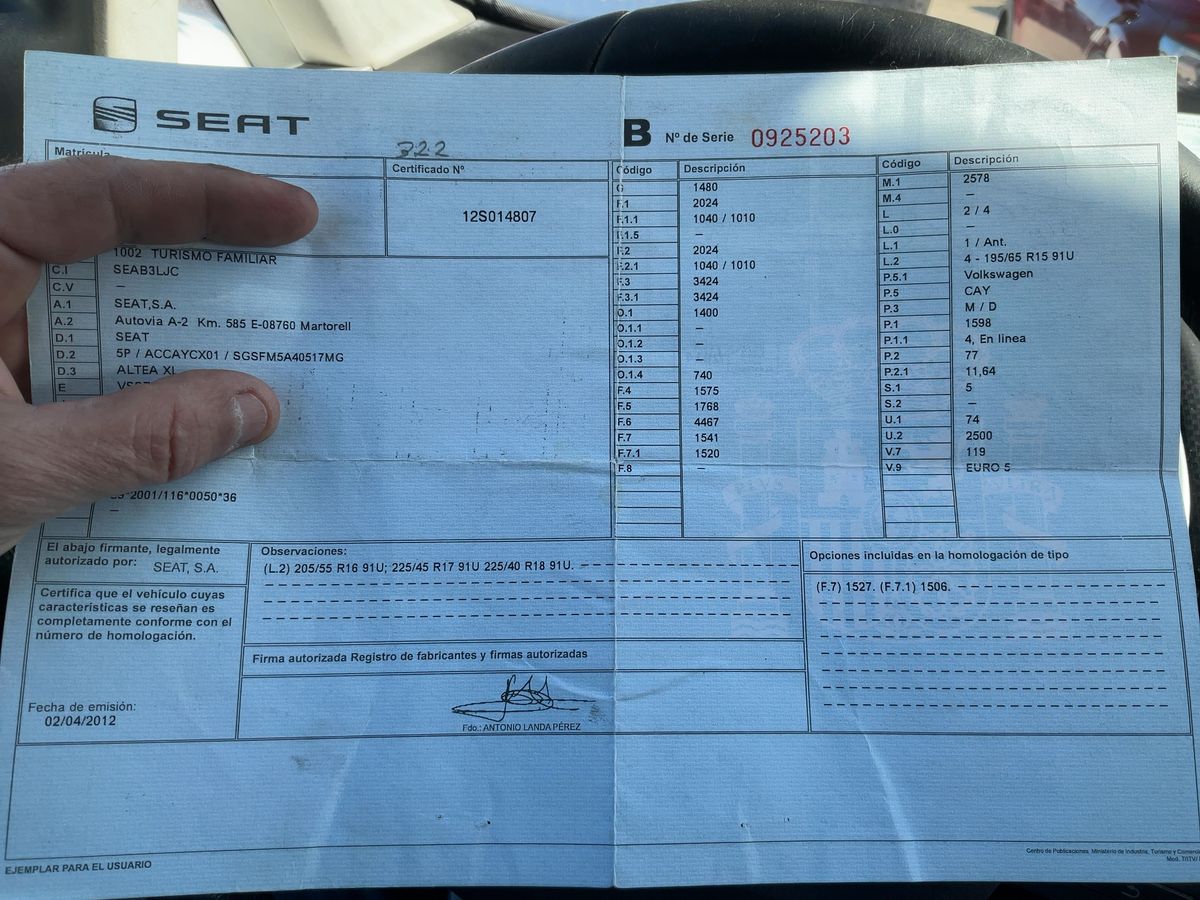 Seat Altea d'occasion