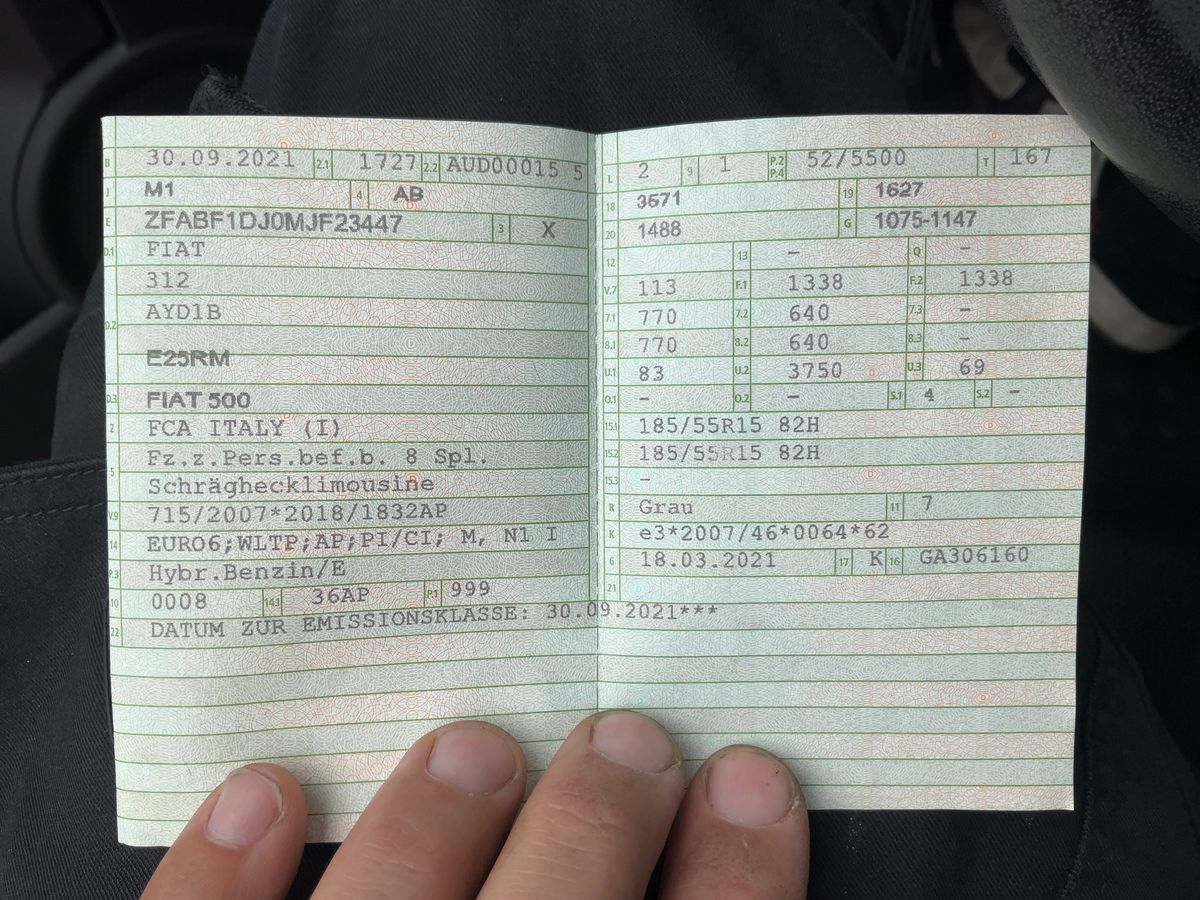 Fiat 500C 1.0 Mild-Hybrid Hey Google